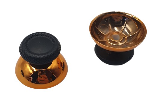 SET 2X HUBOVÝ ANALOGOVÝ OVLÁDAČ PRE PS4 PS5 PAD MEDENÝ - LESKLÝ