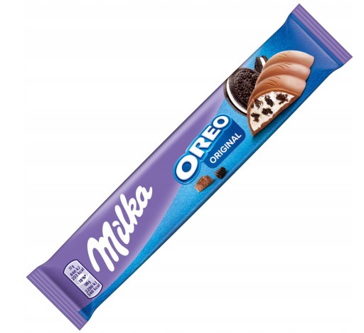 Milka Oreo Tyčinka v mliečnej čokoláde s vanilkovou náplňou Tyčinka 37g
