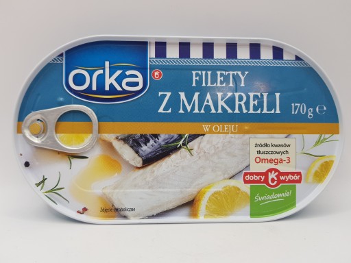 Orka Filet z makrely v oleji 170g