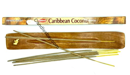 Krishan CARIBBEAN COCONUT dlhé vonné tyčinky 8 ks