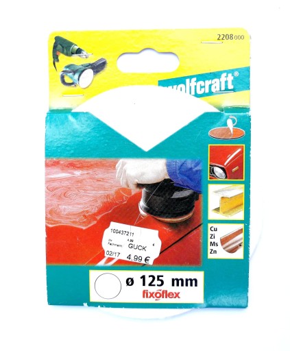 Plstený leštiaci kotúč 125 mm wolfcraft 2208000