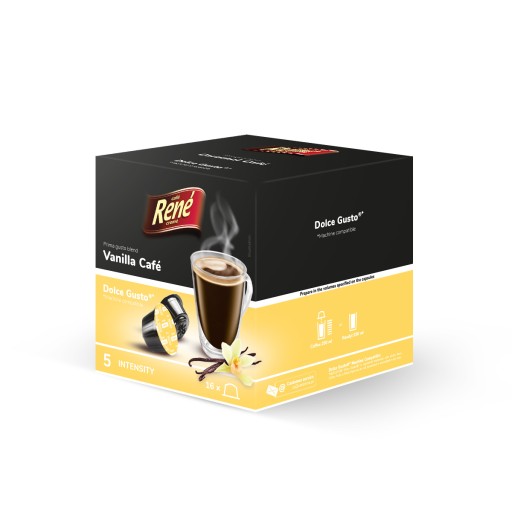 René GRANDE VANILKA / VANILKA KÁVOVÉ kapsule pre Dolce Gusto 16 ks