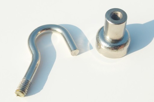 5x Neodymový magnetický držiak E10 magnet grip