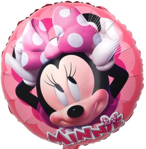 Minnie Mouse okrúhly fóliový balón 45 cm narodeniny