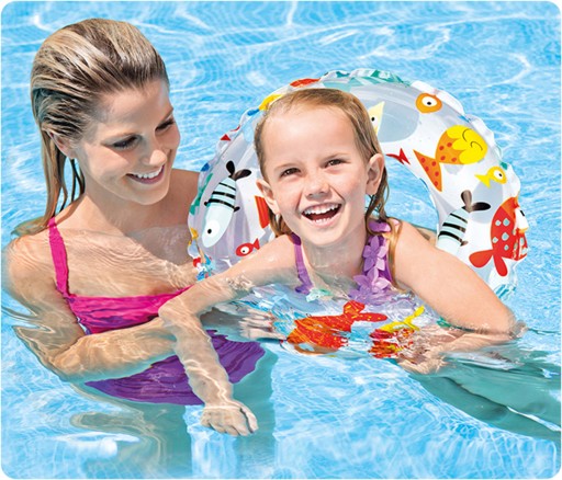 Plážové PLÁVANIE FISH 51cm INTEX