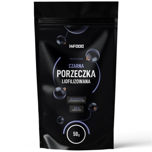 ČIERNE RÍBEZLE SUŠENÉ MRAZOM 50g HiFOOD