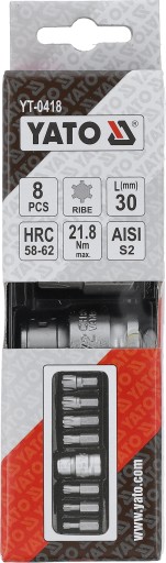 HROTY SKRUTKOVAČOV RIBE M5-M14 8 KS YATO