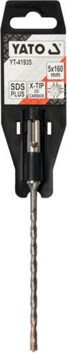 PRÉMIOVÝ VRTÁK YATO SDS PLUS 5x160mm DO ŽELEZOBETONU