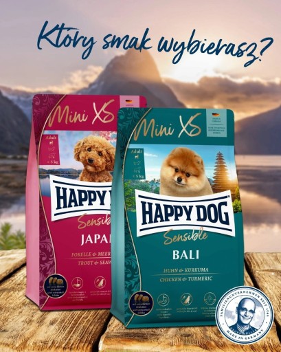 Happy Dog Mini XS Japonský pstruh 300g Čivava