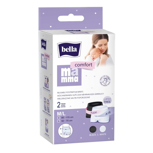 BELLA MAMMA COMFORT Nohavičky popôrodné M/L 2 ks.