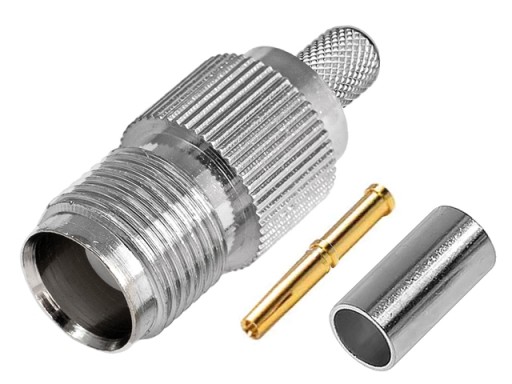 Zásuvka TNC 50 Ohm nalisovaná na kábel H-155