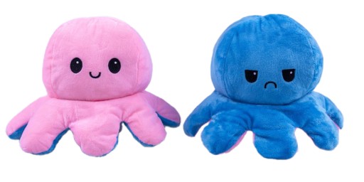 Octopussy Mascot 2v1 OBOJSTRANNÝ PLYŠOVÝ 20CM PLYŠOVÝ MEDVEĎ