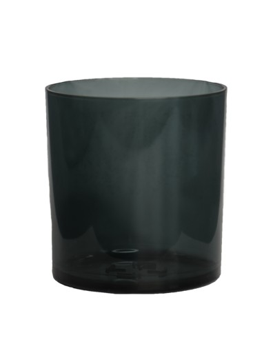Nádoba, pohár, PC dóza na nalievanie sviečok, 280 ml, čierna ČIERNA - 1 ks.