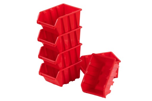 Skladový kontajner Litter Organizer NP4 KTR12 RED