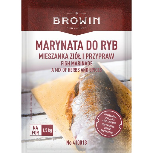 Marináda na ryby - zmes bylín a korenín - 120g