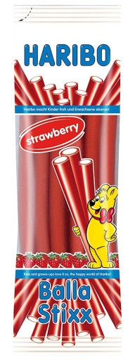 Haribo Balla Stixx Jahodové želé 200g DE