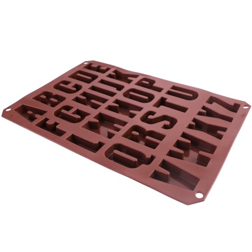 SILIKÓNOVÁ FORMA NA ČOKOLÁDY PÍSMENA ABECEDY 33cm