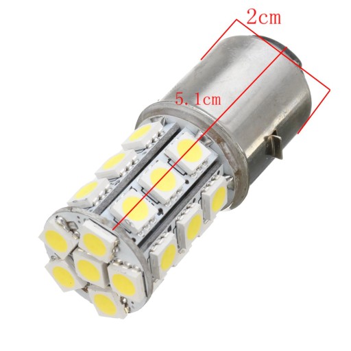 LED žiarovka predná 12V BA20D tuningový skúter Cros ATV Quad Bashan Eagle Loncin