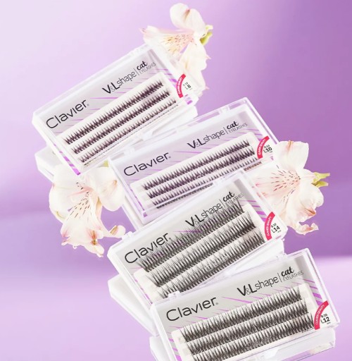 Clavier V&L Shape mačacie mihalnice L curl - 10mm