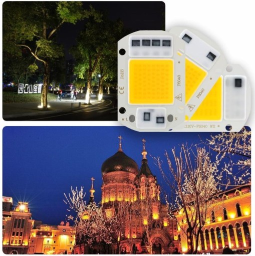 LED modul COB 50W 230V Halogénový reflektor