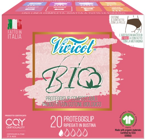 VIVICOT BIO hygienické vložky 100% BIO