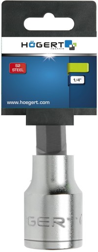 1/4 ZÁSUVKA S TORX BITOM T27 HT1S646 Hogert