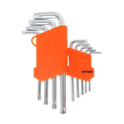 TORX SÚPRAVA SIMUSOVÝCH KĽÚČOV 9 KUSOV SÚPRAVA SÚMRAK T10-T50 KD10295