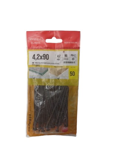 Skrutka fosfátovaná do dreva Screw-Met KSGD 4,2x90mm 50 kusov KSGD-42090