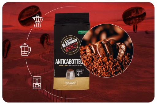 Vergnano Antica Bottega 250g mletá káva