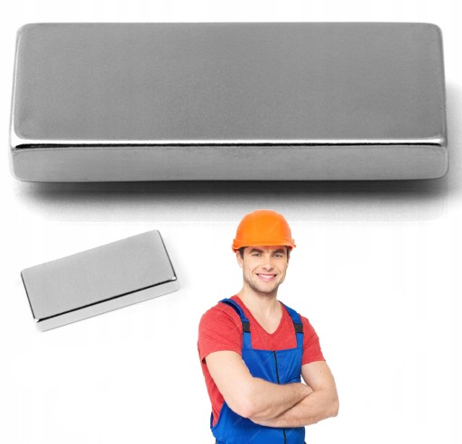 SILNÉ NEODYMOVÉ MAGNETY 40x20x2 mm SILNÉ