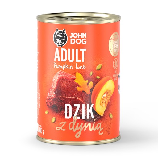 John Dog mokré krmivo Tekvica kanec s tekvicou 400 g