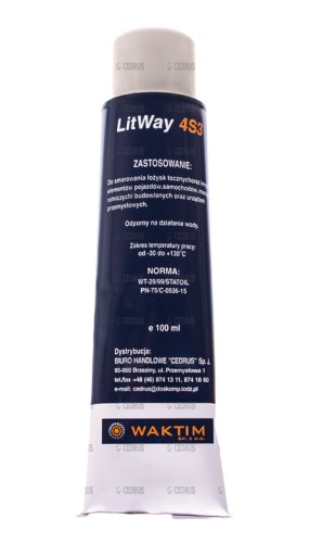 MAZIVO PRE VODIACE LOŽISKÁ REŤAZE LT4S3 100G