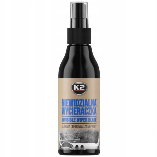 K2 NEVIDITEĽNÝ STIERAČ HYDROFÓBNY NÁTER NA OKNÁ AUTA 150 ML