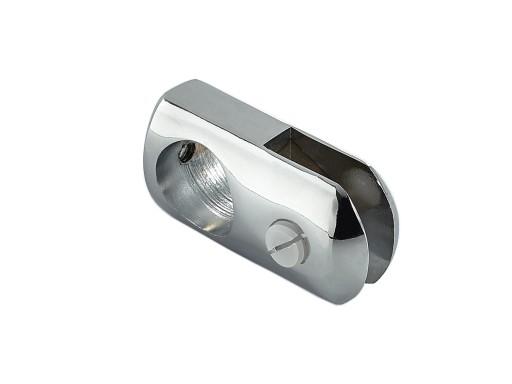 KONEKTOR PRE PLEXI SKLO POLIČKU, RÚRA 25mm c1