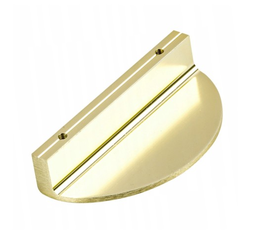 NÁBYTKOVÁ ÚCHYTKA ZLATÝ MESIAC POLkruhový 64 MM