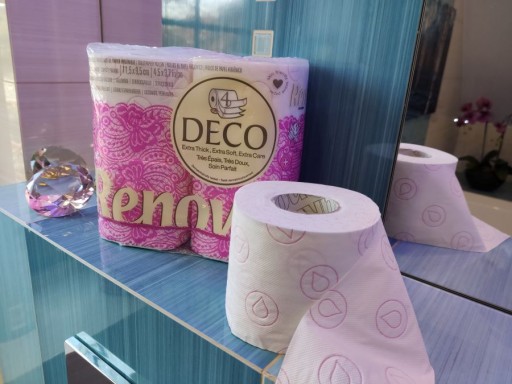 Renova DECO toaletný papier biely 4 ks
