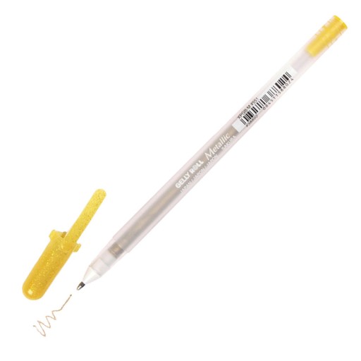 SAKURA Gelly Roll GEL PEN, metalické zlaté, presné písanie
