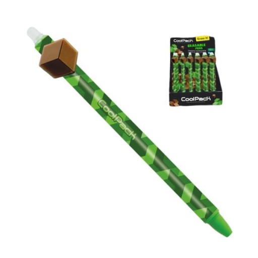 Umývateľné pero COOLPACK pre fanúšikov hry MINECRAFT