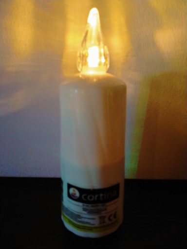 VEĽKÁ LED VLOŽKA S BATÉRIAMI R6 PRE GRANK GRATEN 16CM BIELA VYSOKÁ VODODOLNOSŤ