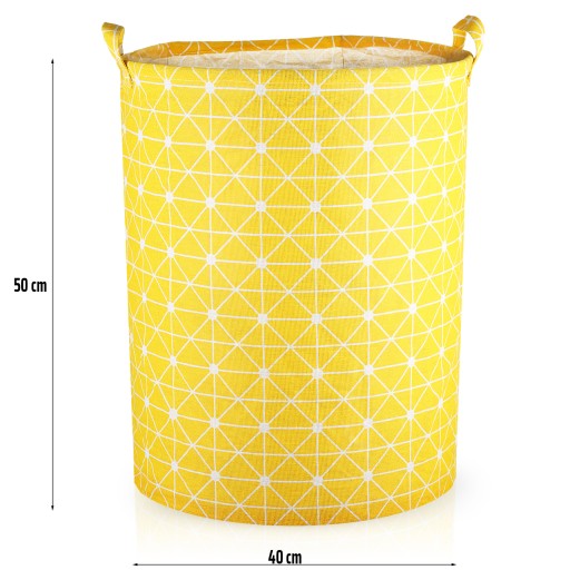 KONTAJNER NA PRÁDLO KOŠÍK HRAČKY KAPACITA TAŠKA SKLADAČNÁ VEĽKÁ XL 60l 40x50cm