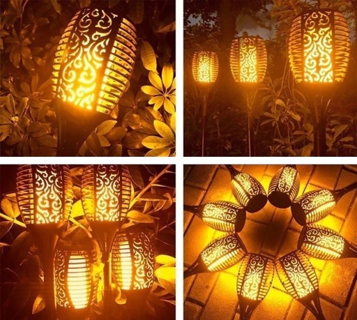 ÚČINOK PLAMEŇA PLAMEŇA SOLÁRNEHO LED HORÁKA