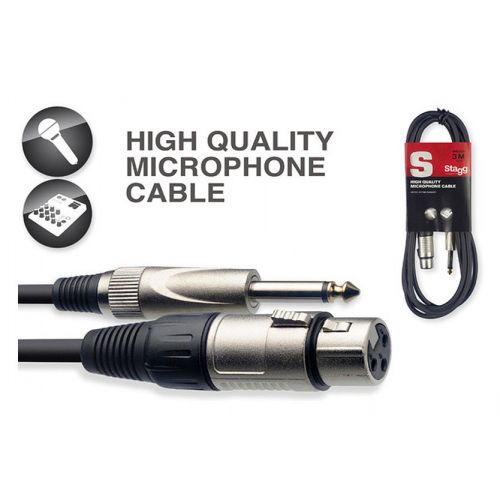 Stagg SMC3XP - 3m mikrofónový kábel