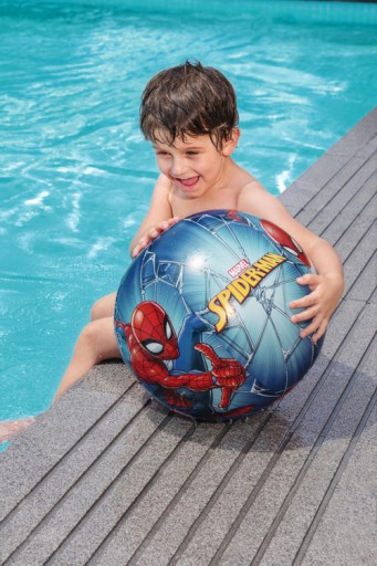 Nafukovacia plážová lopta Spider-Man 2+ 34 cm Bestway