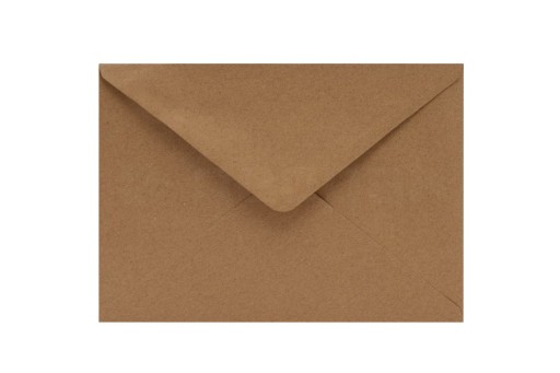 Ozdobné obálky na pozvánky C5 Kraft Brown 50 ks