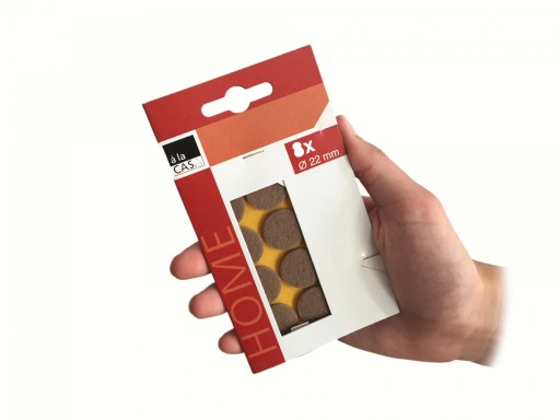 Plstené podložky pod nábytok, 8 ks