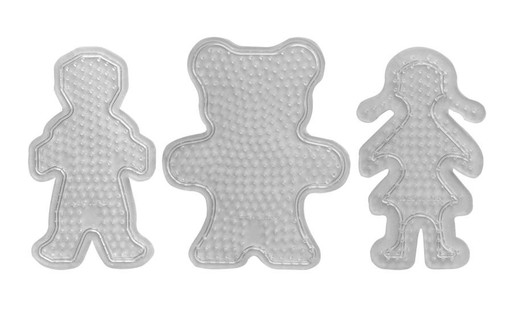 ŠABLÓNY na nažehľovacie korálky PADS La Manuli Patterns 3 kusy