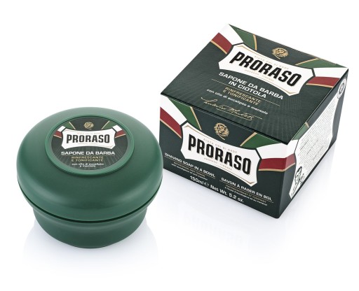 Proraso Osviežujúca nádoba na mydlo na holenie - eukalyptové mydlo na holenie 150 ml