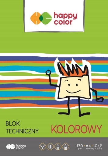 TECHNICKÝ BLOK, FARBA A4, ŠKOLA PRE DETI