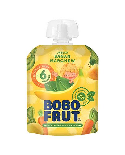 Bobo Frut Apple Banana Carrot Mousse pre deti po 6 mesiacoch 90 g