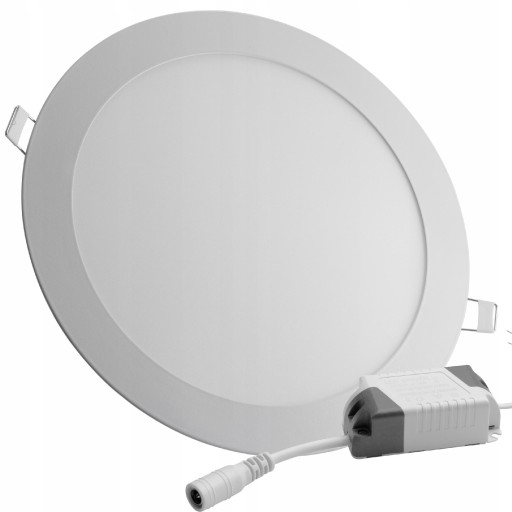 Okrúhly zapustený LED stropný panel 18W NEUTRAL